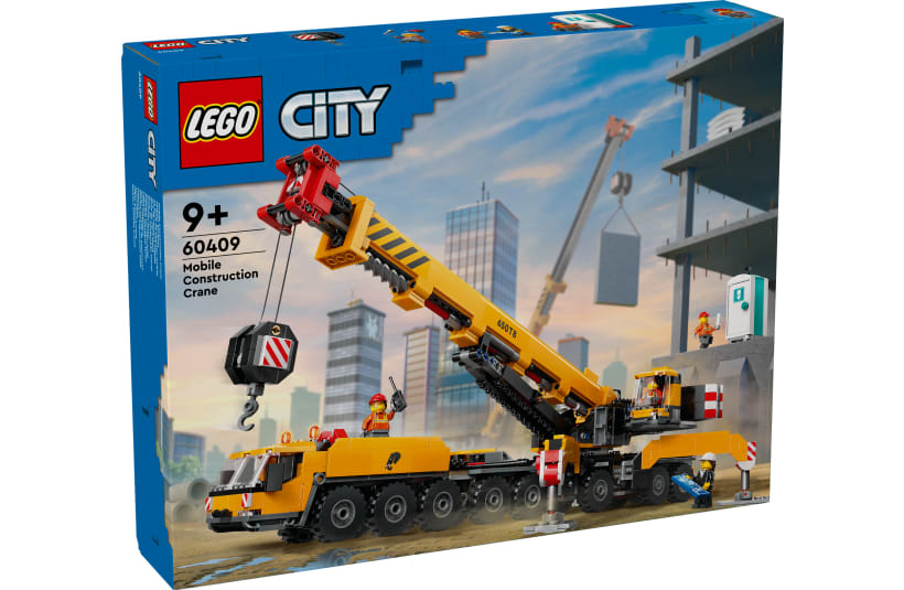Image of 60409  Yellow Mobile Construction Crane
