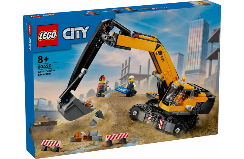 Image of 60420  Yellow Construction Excavator