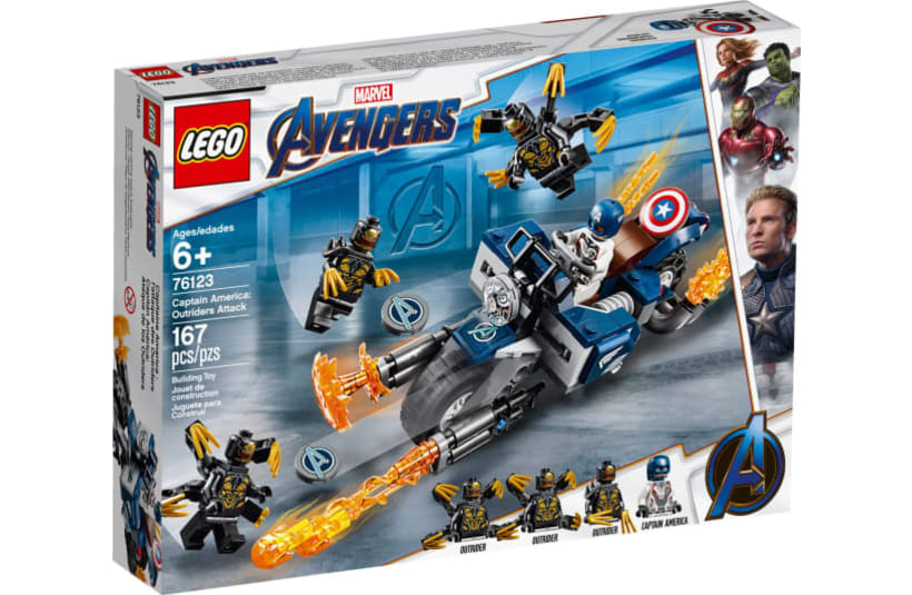 Image of 76123  Captain America: Outriders Attack