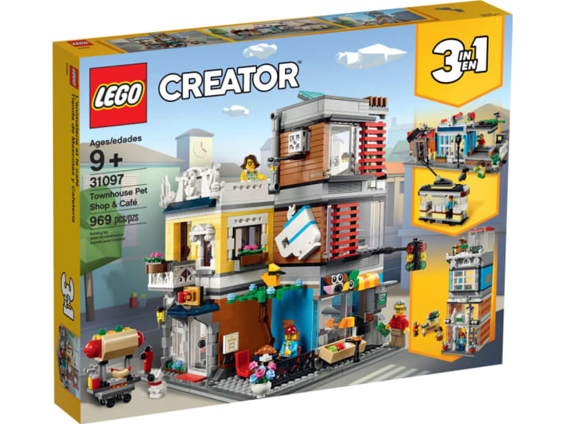 Image of LEGO Set 31097 Townhouse Pet Shop & Café