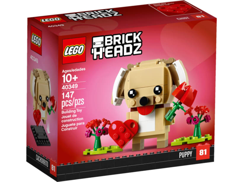 Image of LEGO Set 40349 Valentinstag-Welpe