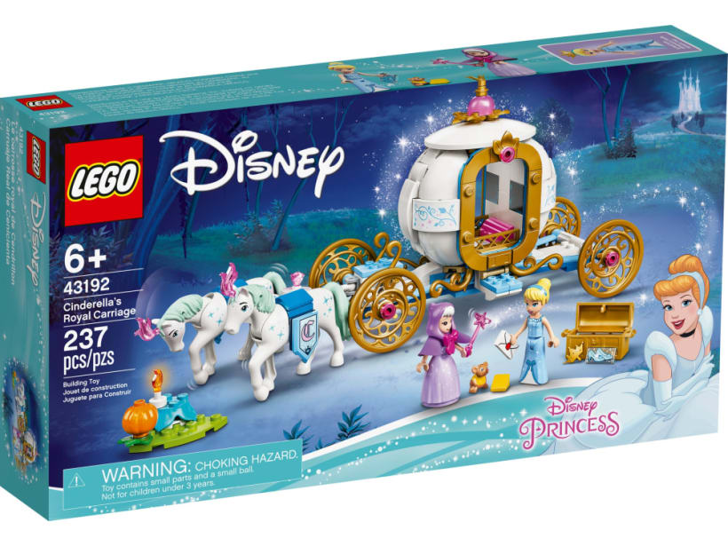 Image of LEGO Set 43192 Cinderella’s Royal Carriage