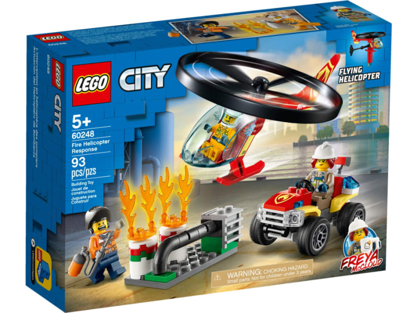 Image of LEGO Set 60248 L'intervention de l'hélicoptère des pompiers