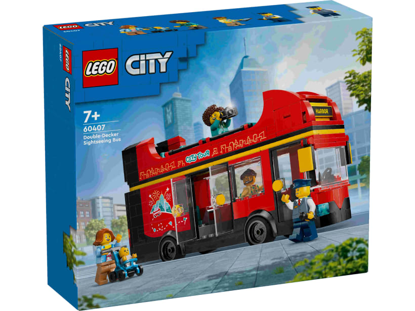 Image of LEGO Set 60407 Red Double-Decker Sightseeing Bus
