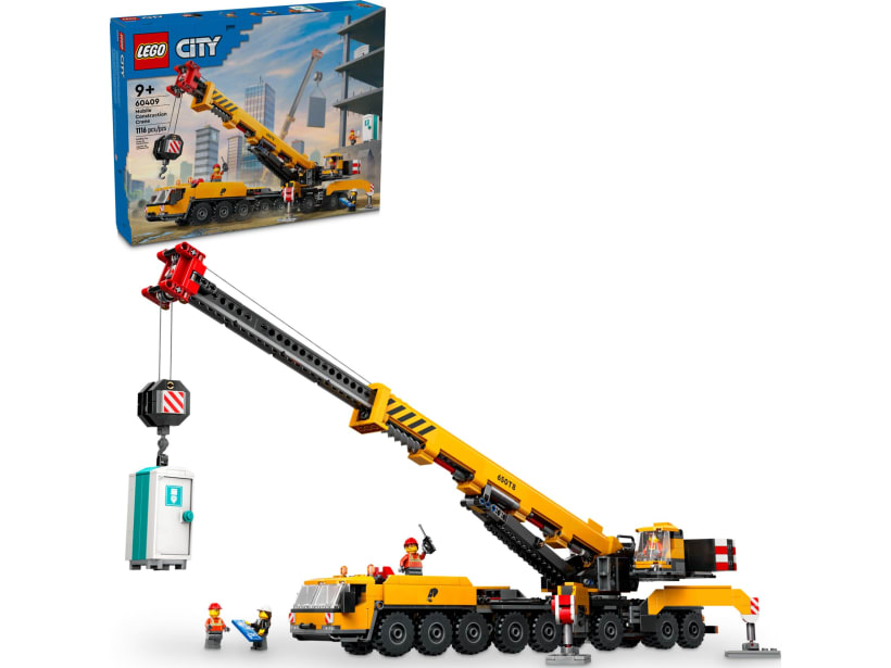 Image of LEGO Set 60409 Yellow Mobile Construction Crane