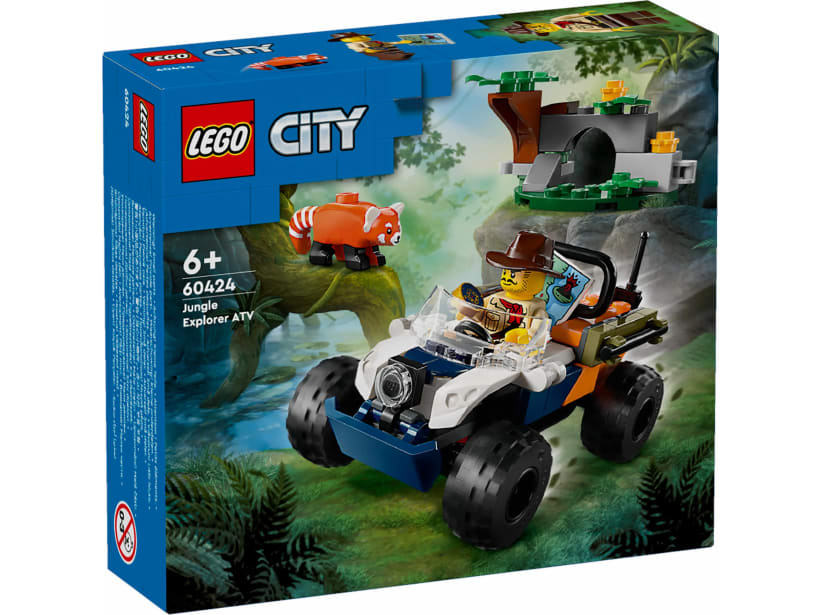 Image of LEGO Set 60424 Jungle Explorer ATV Red Panda Mission