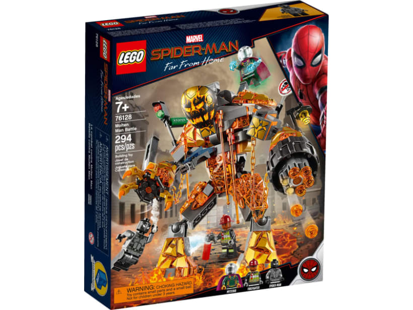 Image of LEGO Set 76128 Molten Man Battle