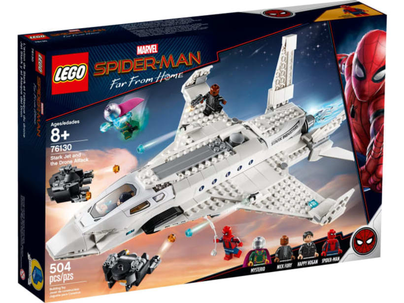 Image of LEGO Set 76130 Starks Jet und der Drohnenangriff