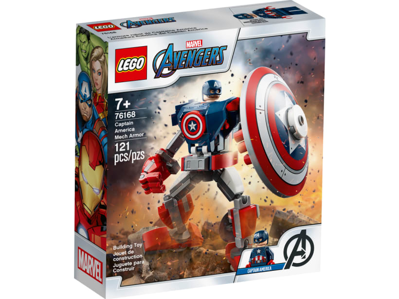 Image of LEGO Set 76168 Captain America Mech Armour