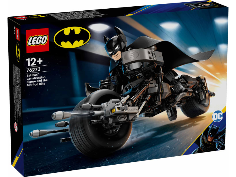 Image of LEGO Set 76273 Batman™ Construction Figure and the Bat-Pod Bike