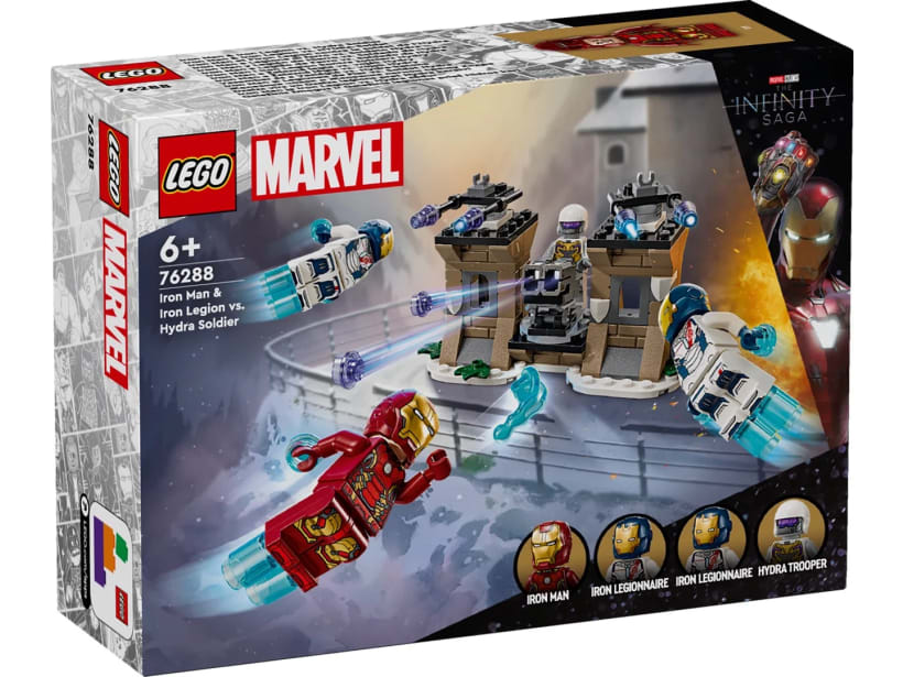 Image of LEGO Set 76288 Iron Man & Iron Legion vs. Hydra Soldier