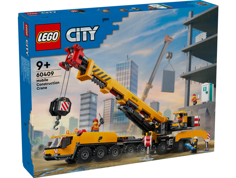 Image of 60409  Yellow Mobile Construction Crane