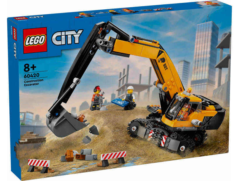 Image of 60420  Yellow Construction Excavator