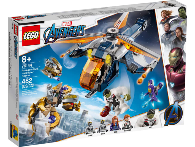 Image of 76144  Avengers Hulk Helicopter Rescue