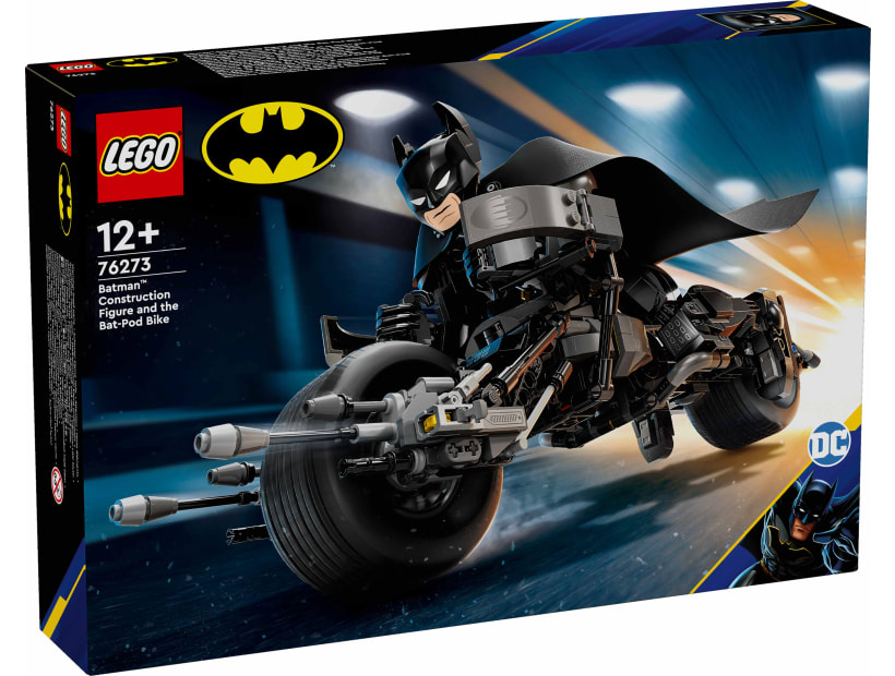Image of 76273  La figurine de Batman™ à construire et la moto Bat-Pod