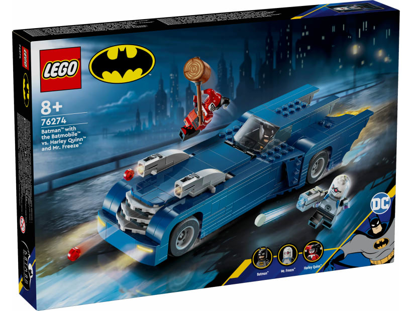 Image of 76274  Batman™ avec la Batmobile™ contre Harley Quinn™ et Mr. Freeze™