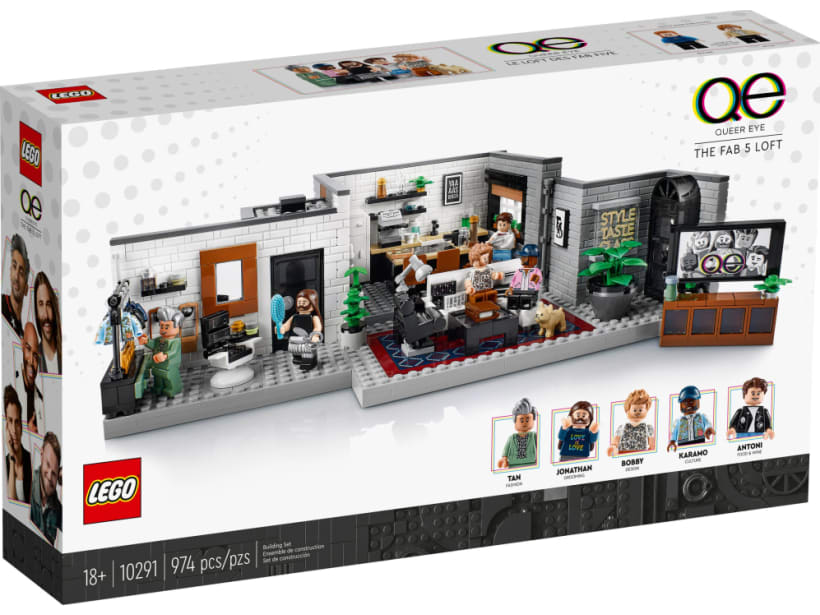 Image of LEGO Set 10291 Queer Eye – Le loft des Fab 5