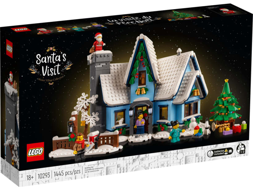 Image of LEGO Set 10293 Besuch des Weihnachtsmanns