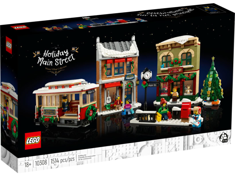 Image of LEGO Set 10308 Weihnachtlich geschmückte Hauptstraße