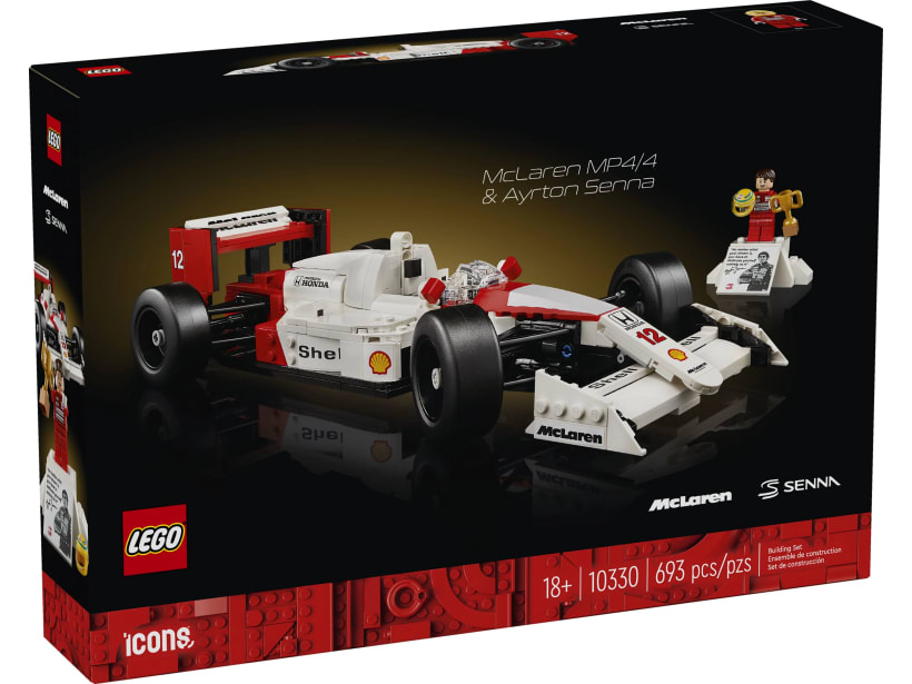 Image of LEGO Set 10330 McLaren MP4/4 and Ayrton Senna