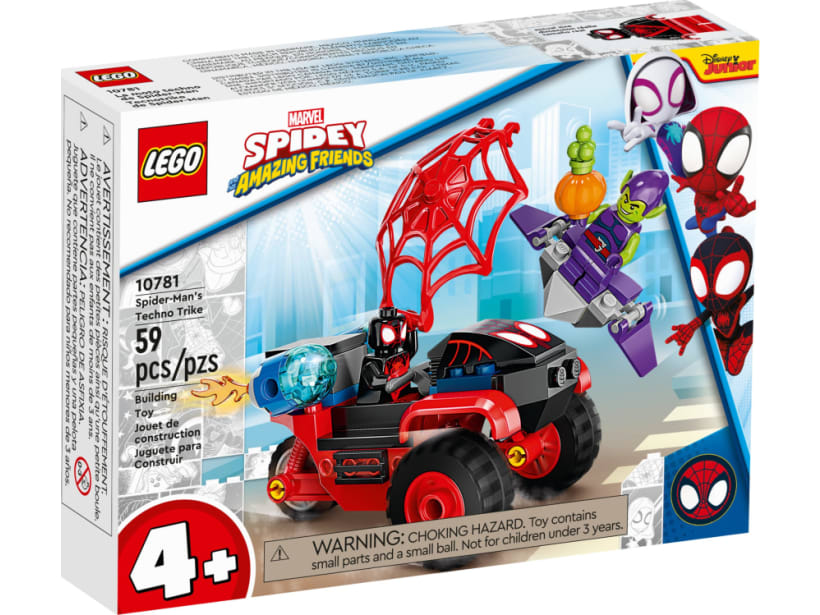 Image of LEGO Set 10781 Miles Morales: Spider-Mans Techno-Trike