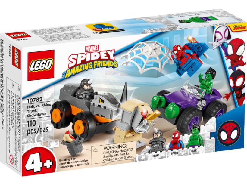 Image of LEGO Set 10782 Hulk vs. Rhino Truck Showdown
