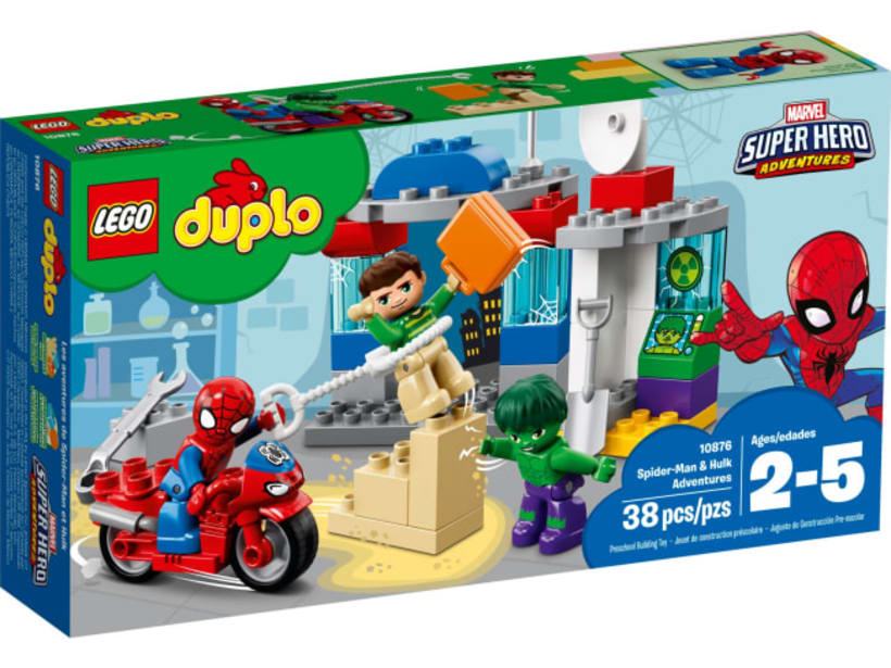 Image of LEGO Set 10876 Spider-Man and Hulk Adventures
