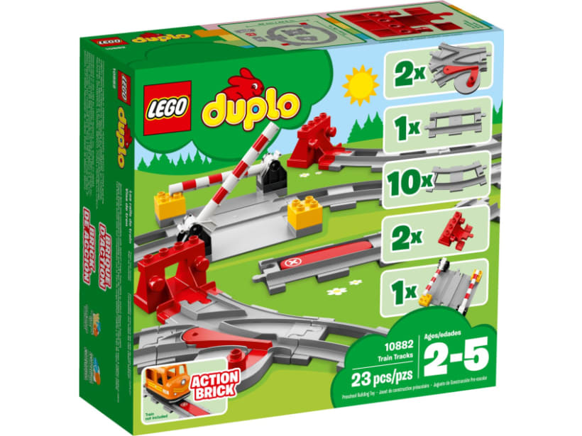 Image of LEGO Set 10882 Eisenbahn Schienen