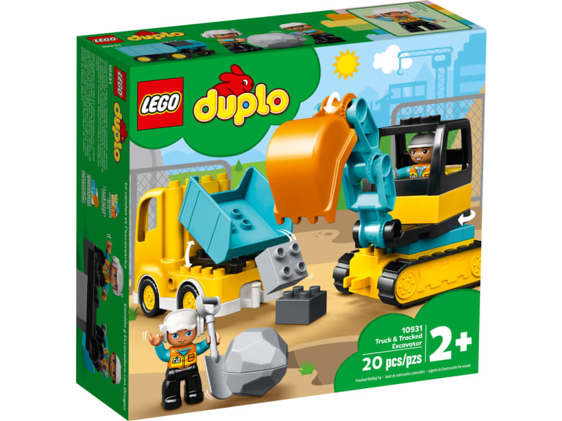 Image of LEGO Set 10931 Le camion et la pelleteuse