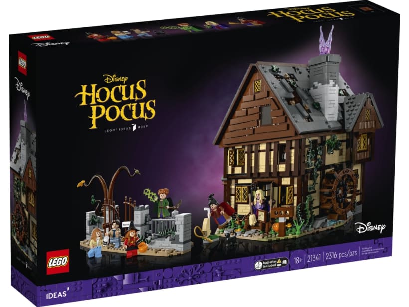 Image of LEGO Set 21341 Disney Hocus Pocus – The Sanderson Sisters’ Cottage