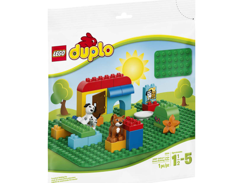 Image of 2304  Grüne LEGO® DUPLO® Bauplatte