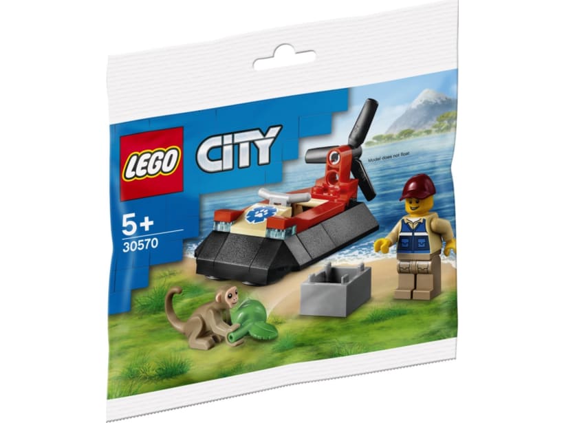 Image of LEGO Set 30570 Wildlife Rescue Hovercraft polybag