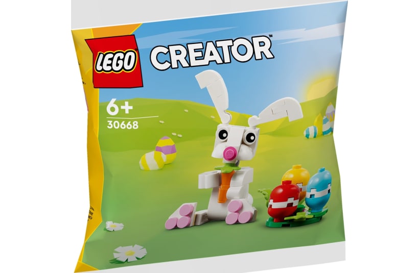 Image of 30668  Easter Bunny with Colorful Eggs
