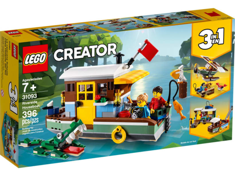 Image of LEGO Set 31093 La péniche au bord du fleuve