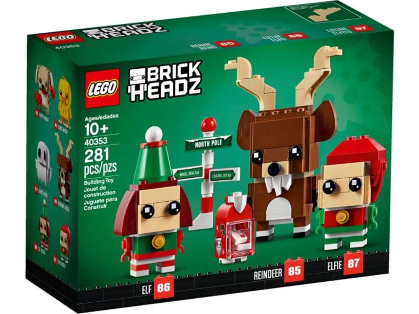 Image of LEGO Set 40353 Reindeer, Elf and Elfie