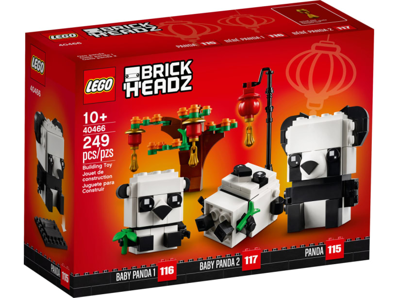 Image of LEGO Set 40466 Les pandas du Nouvel An chinois