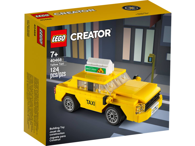 Image of LEGO Set 40468 Yellow Taxi