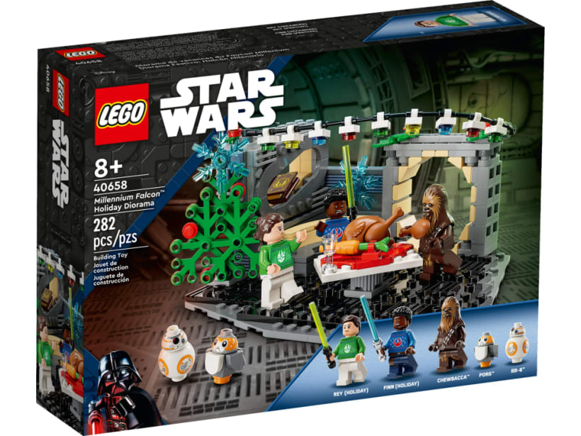 Image of LEGO Set 40658 Millennium Falcon™ Holiday Diorama