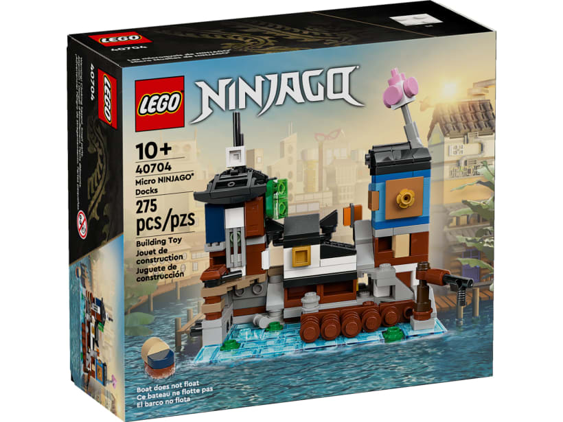 Image of LEGO Set 40704 Mikro-Modell des NINJAGO® Hafen