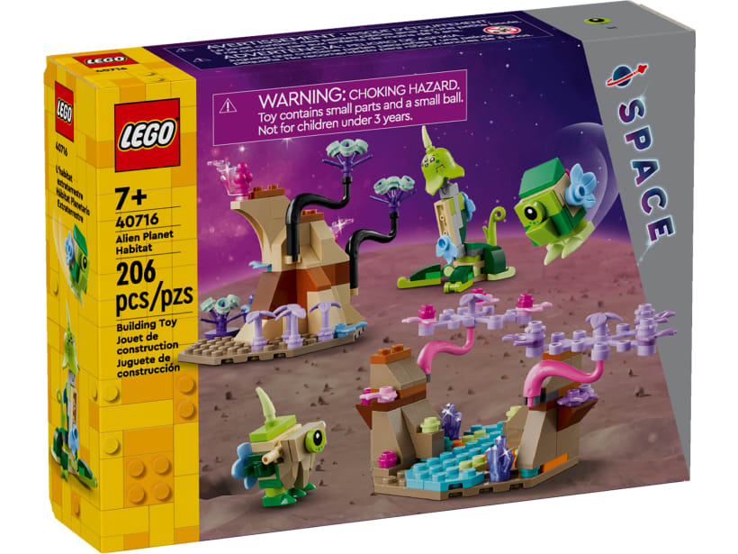 Image of LEGO Set 40716 Alien Planet Habitat
