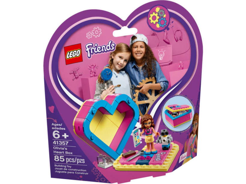 Image of LEGO Set 41357 Olivia's Heart Box