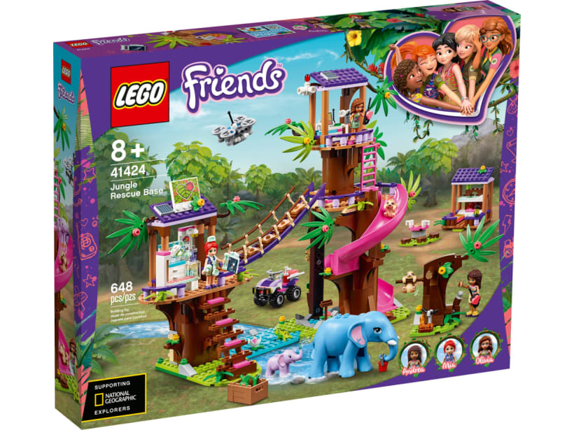 Image of LEGO Set 41424 Jungle Rescue Base
