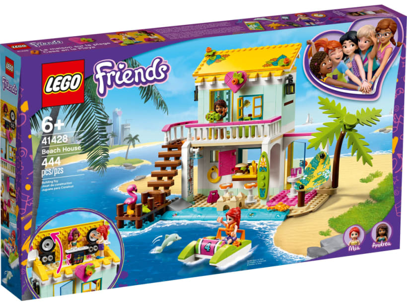 Image of LEGO Set 41428 Strandhaus mit Tretboot