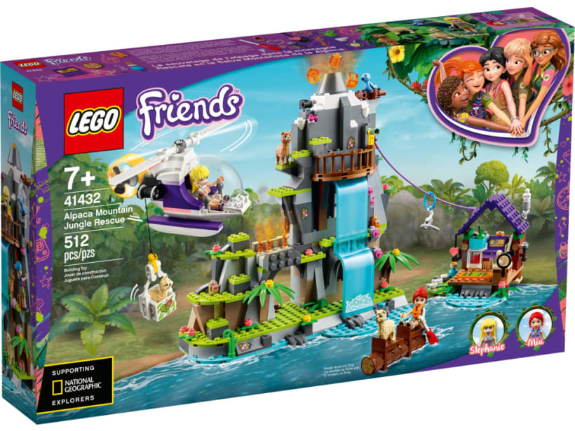 Image of LEGO Set 41432 Alpaca Mountain Jungle Rescue