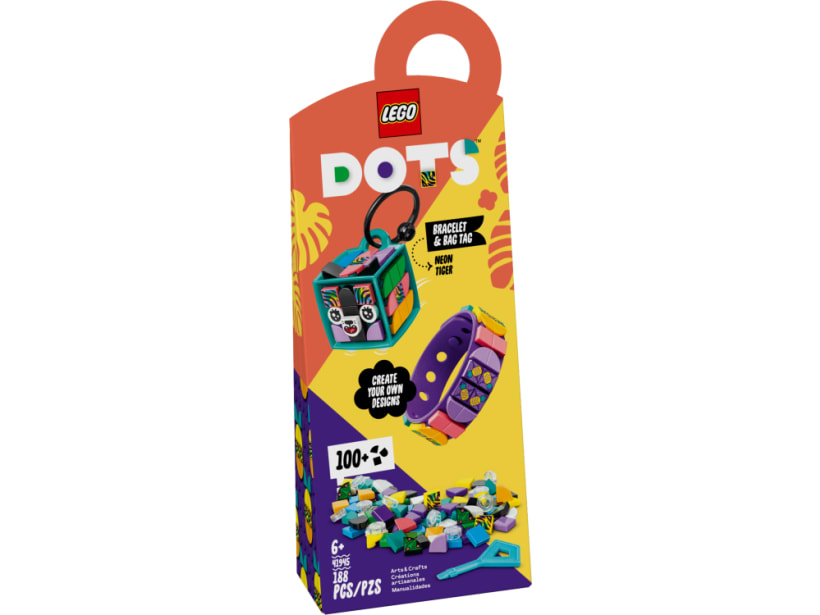 Image of LEGO Set 41945 Bracelet Tigre fluo et porte-clés