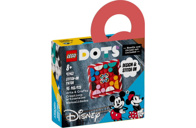 Image of 41963  Plaque à coudre Mickey Mouse et Minnie Mouse