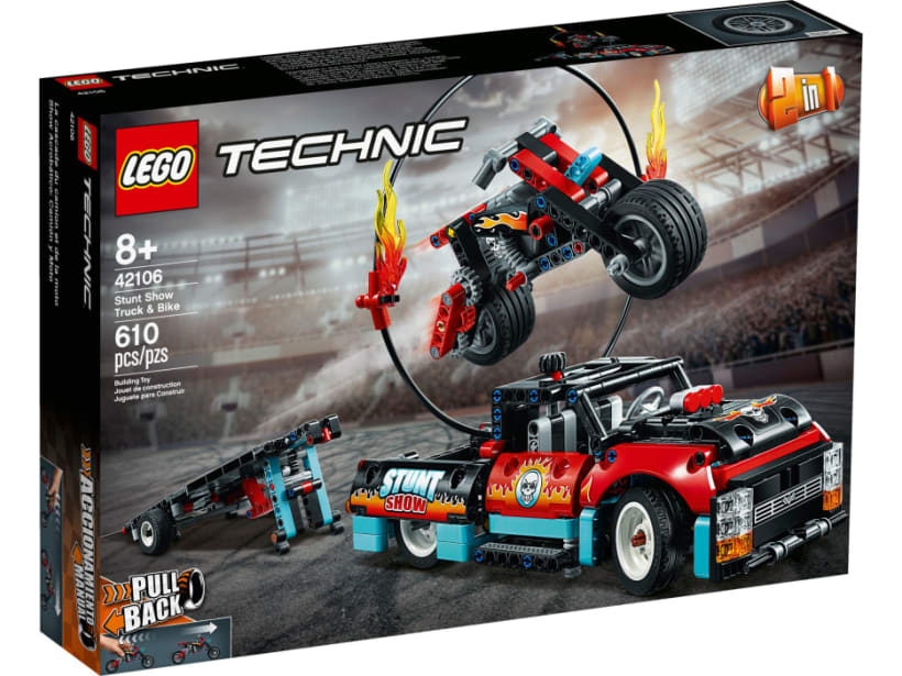 Image of LEGO Set 42106 Stunt Show Truck & Bike