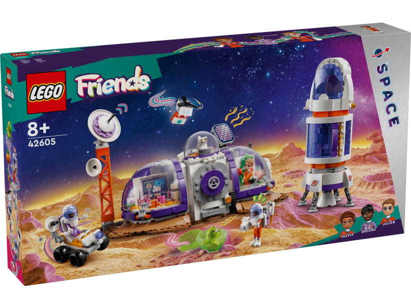 Image of LEGO Set 42605 La station spatiale martienne et la fusée