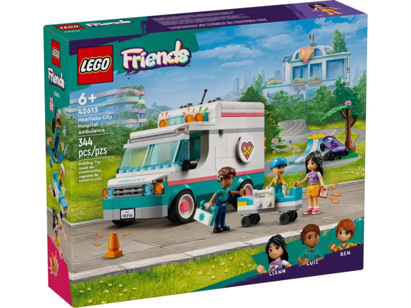 Image of LEGO Set 42613 Heartlake City Hospital Ambulance