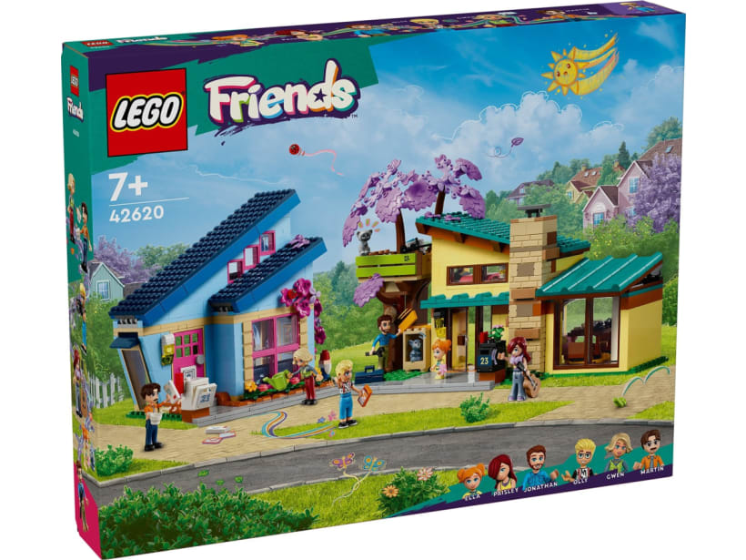 Image of LEGO Set 42620 Les maisons familiales d’Olly et de Paisley